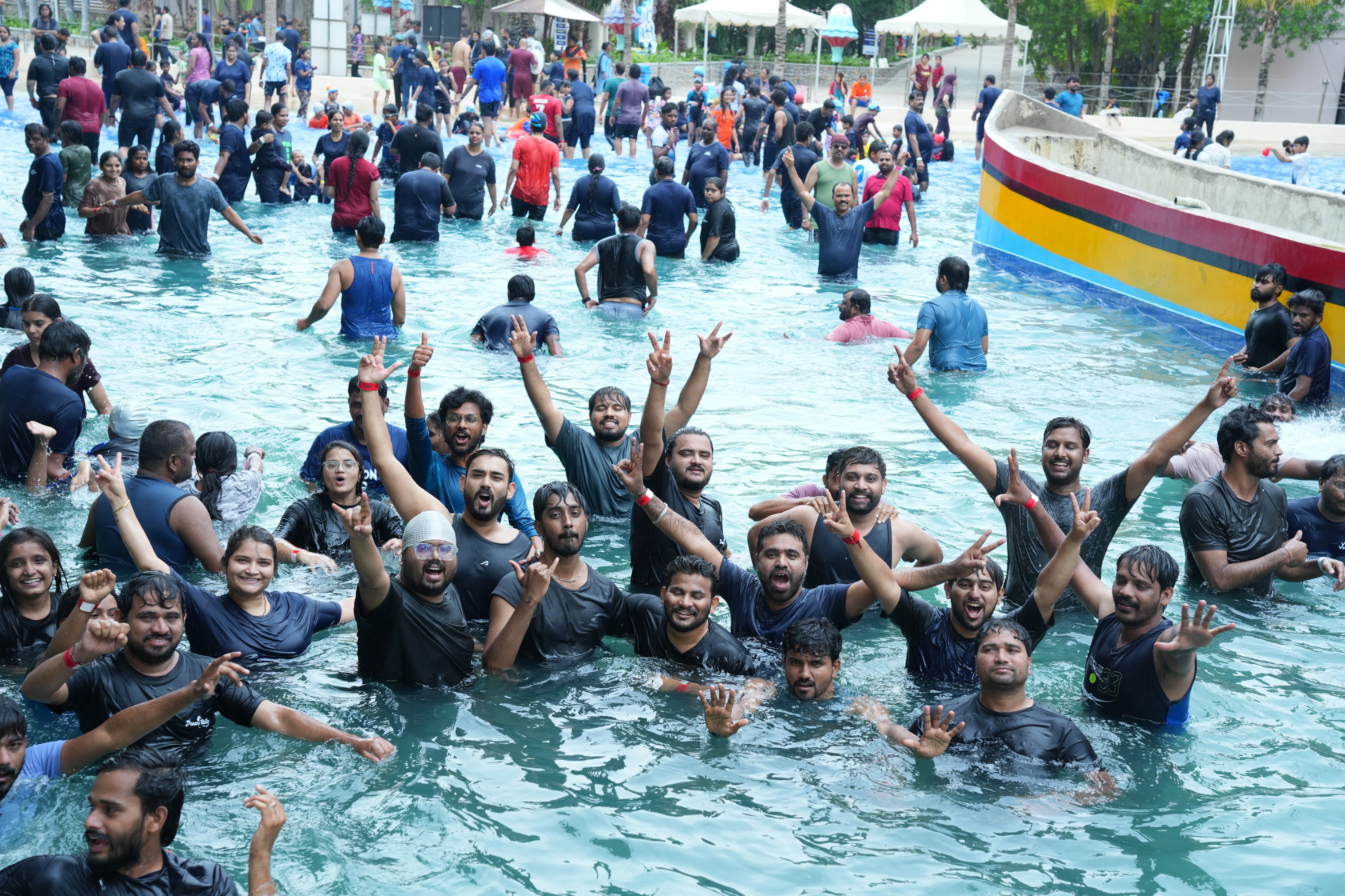 Corporate outing at Wild Waters Hyderabad