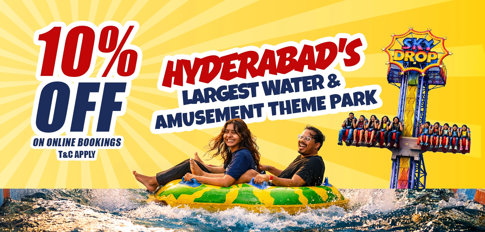 wild waters parks in Hyderabad