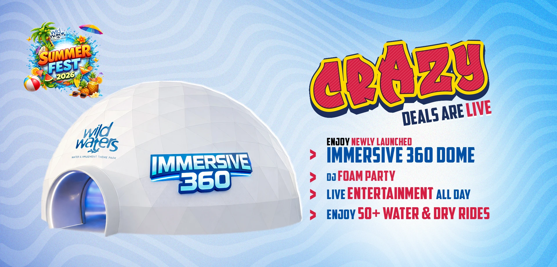 wild waters parks in Hyderabad