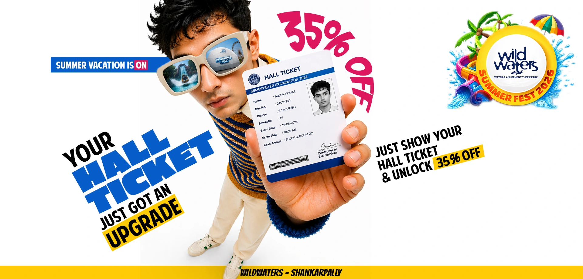 wild waters parks in Hyderabad