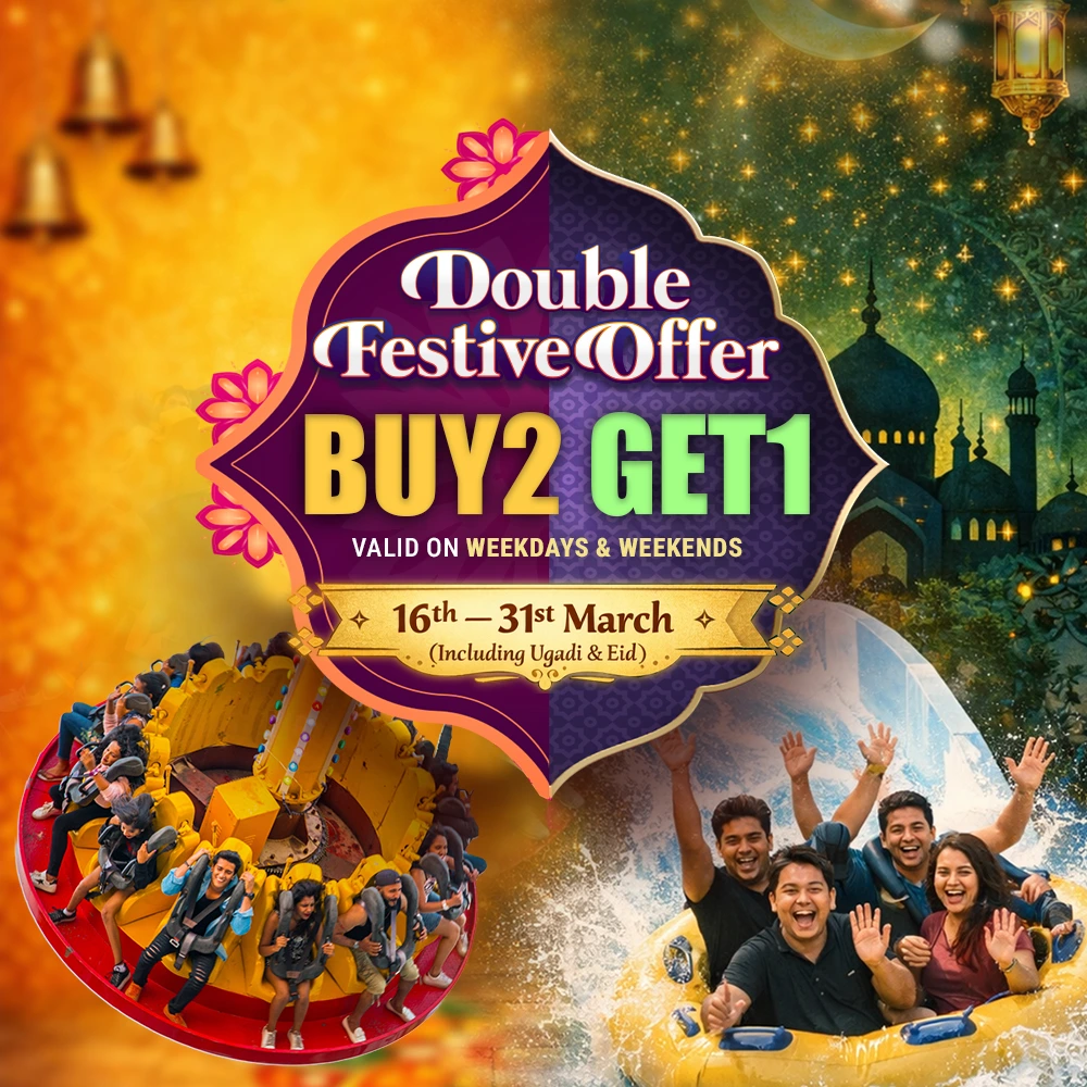 Double Festive Offer - Buy 2 Get 1 Free on All Tickets
