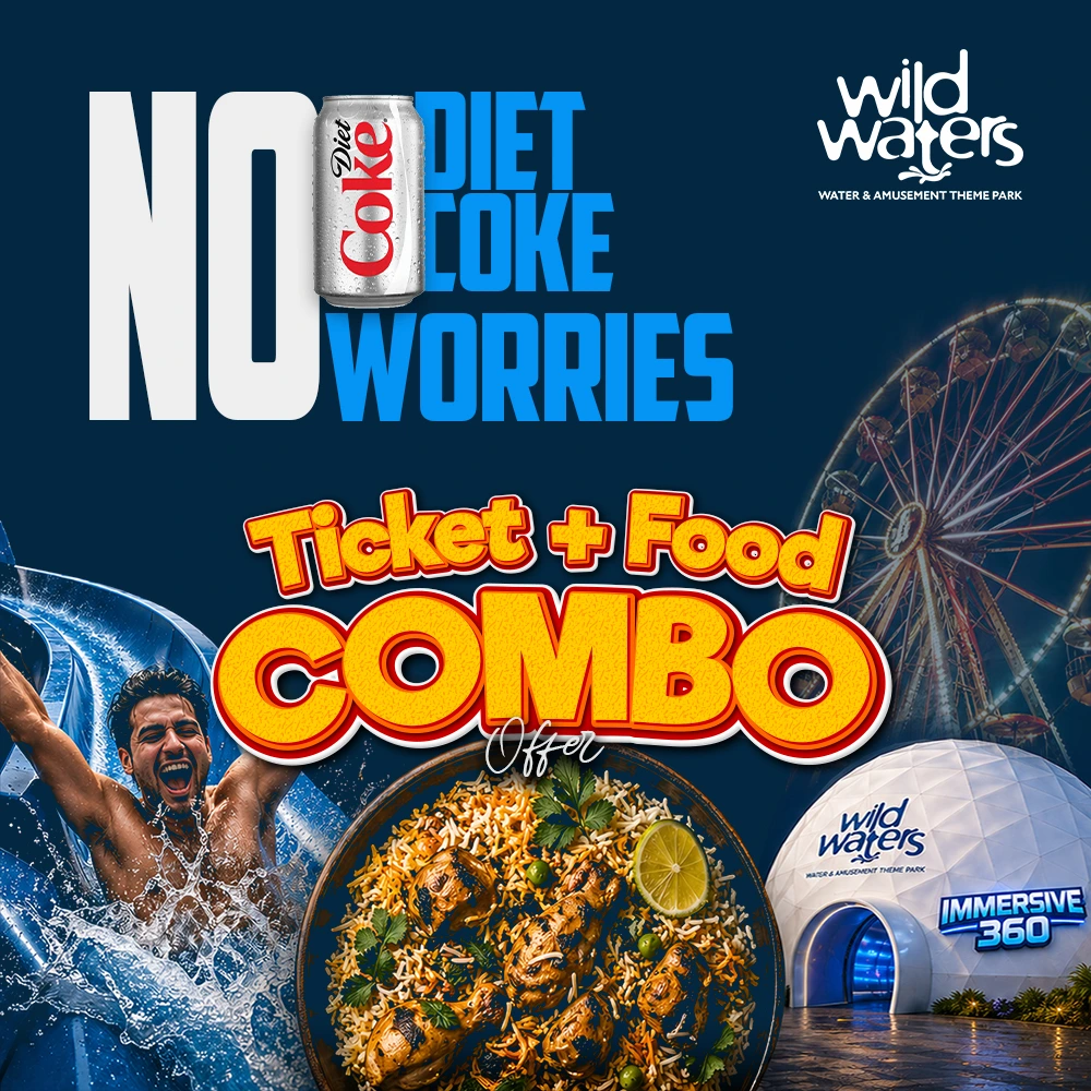 Ticket + Combo Meal on Weekdays - Unlimited Access to 50+ Rides